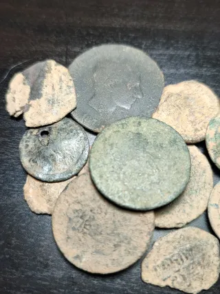 Lote de monedas antiguas