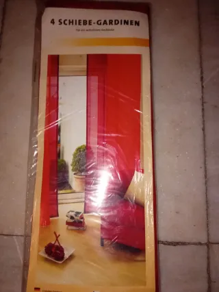 4 Tende a Pannello Rosse