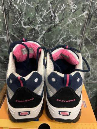 Zapatillas Skechers Azul y Rosa