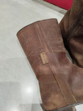 Botas de ante marrones talla 26