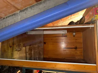 Terrario de madera y cristal