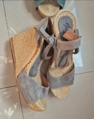 Sandalias cuña esparto Gaimo