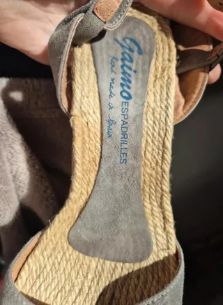 Sandalias cuña esparto Gaimo