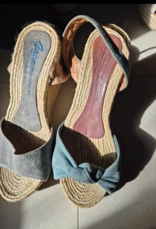 Sandalias cuña esparto Gaimo