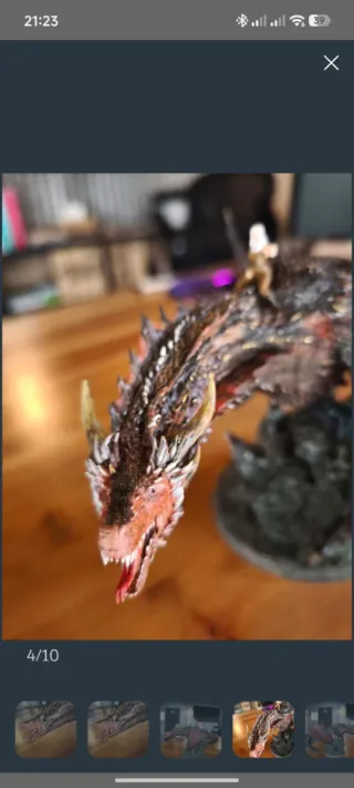 Figura Dragón Resina Juego de Tronos