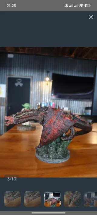 Figura Dragón Resina Juego de Tronos