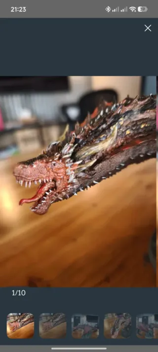 Figura Dragón Resina Juego de Tronos