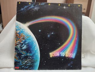 2 Vinilos Rainbow Difficult to Cure, Down To Earth