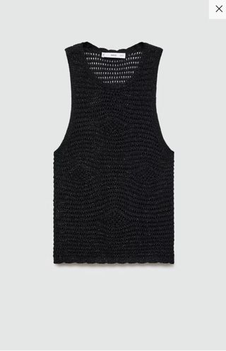 Top Lurex Negro