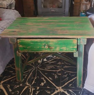 Mesa tocinera antigua madera