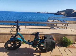 Bici Eléctrica Fat Bike Azul