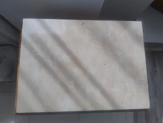 Mesa madera y mármol