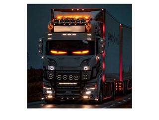 Ojos LED para Coche - Rojo y Amarillo