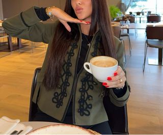 Blazer alamares Zara