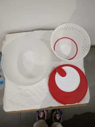 Centrifugador de verduras Tupperware