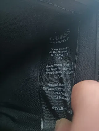 Monedero Guess Negro Charol Logo GG