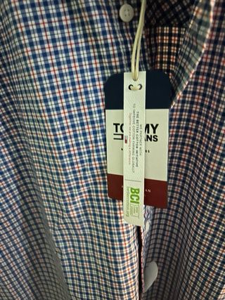Camisa Tommy Hilfiger cuadros Talla S PVP 75€