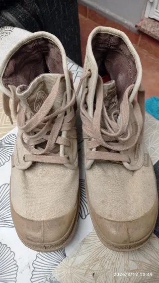 Zapatillas Palladium Beige/Marrón