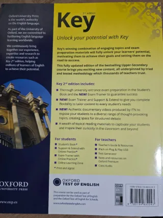 Key to Bachillerato 1. Student's Book. 2 Edition