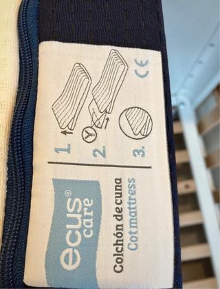 Colchón Ecus Kids Antiplagiocefalia 60x120