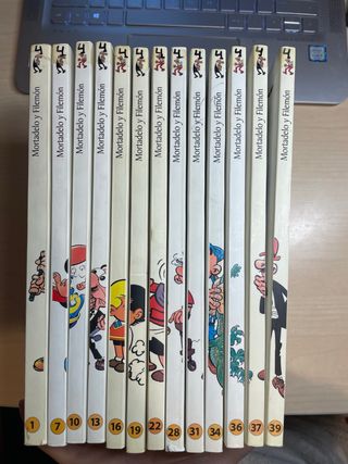 Lote de 13 comics Mortadelo y Filemon