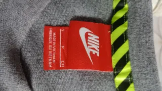 Felpa Nike NT/F Grigia con Zip