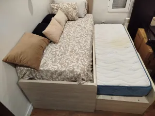 Cama nido con cajones