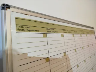 Pizarra Magnética Planning Mensual