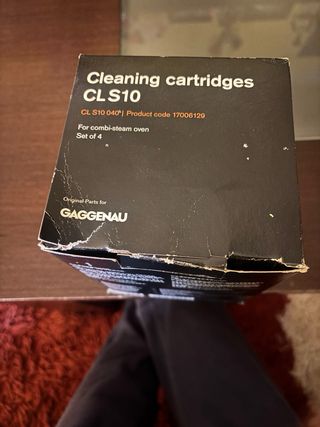 Caja Cartuchos Limpieza Horno Gaggenau CL S10