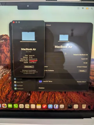 Apple MacBook Air M2 Plata