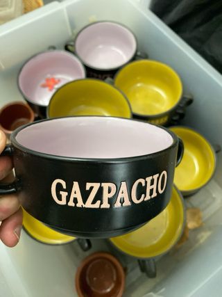Bol cuenco gazpacho cerámica