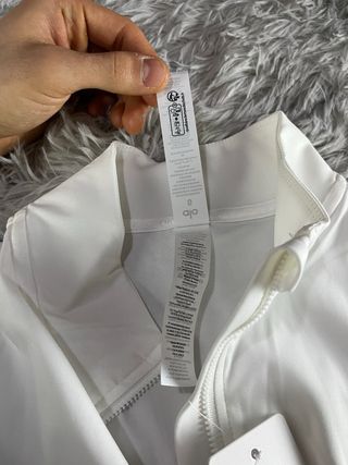 Alo Yoga Airbrush Corset Full Zip Jacket