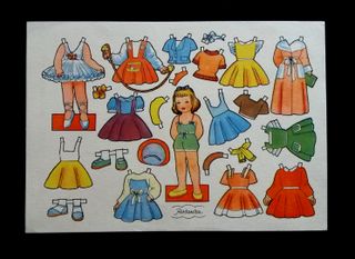 Fogli ritagliabili BAMBOLE FLORITA