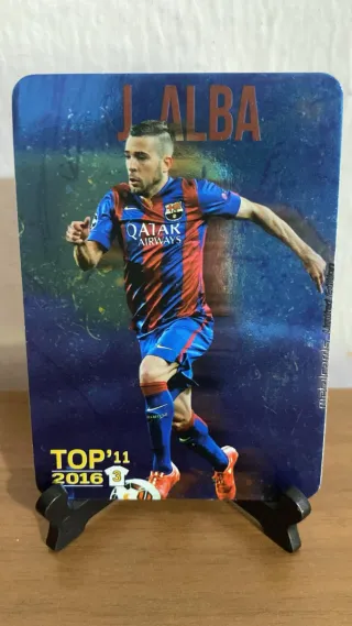 * Carta Fútbol Jordi Alba 2016 TOP '11