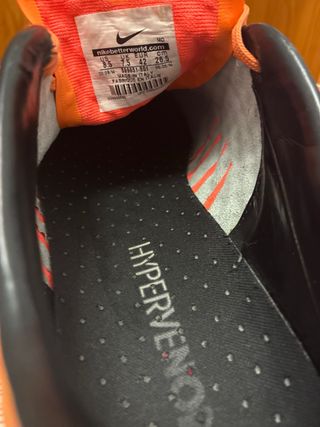 Botas Nike Hypervenom Naranja Talla 42