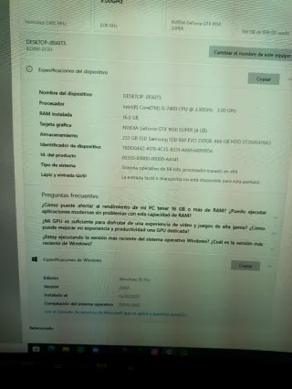 PC Gaming Nfortec Blanco RGB