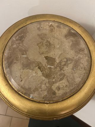 Tavolino Luigi XV marmo oro