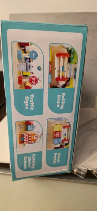 Mesa Actividades Montessori Madera Niños