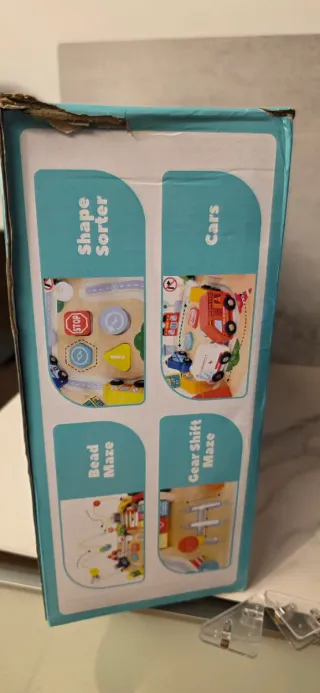 Mesa Actividades Montessori Madera Niños