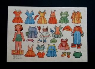 Fogli ritagliabili BAMBOLE FLORITA