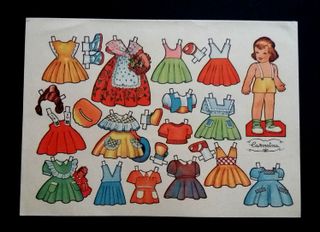 Fogli ritagliabili BAMBOLE FLORITA