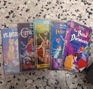 5 Películas Disney VHS Clásicos