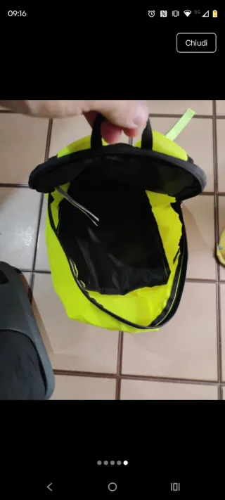 Zaino sportivo Givova verde fluo