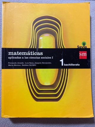 Matemáticas aplicadas a las ciencias sociales I...