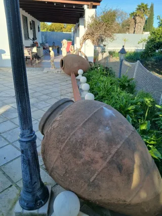 Tinaja de barro antigua (1880-1940). Tengo dos.