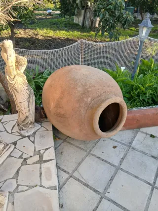 Tinaja de barro antigua (1880-1940). Tengo dos.