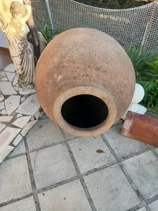 Tinaja de barro antigua (1880-1940). Tengo dos.