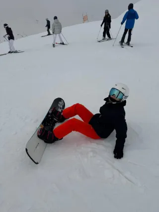 Pantalones de esquí/snowboard naranjas