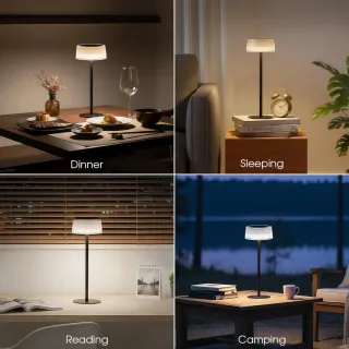 Lámpara LED Inalámbrica Mesa 2 Piezas