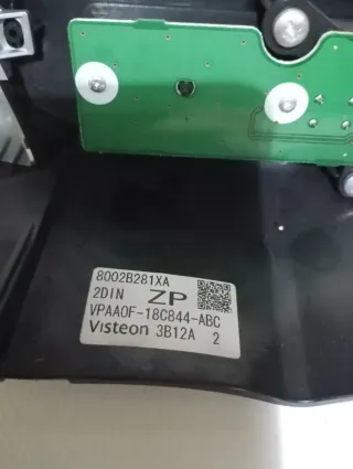 Marco Salpicadero Coche Negro